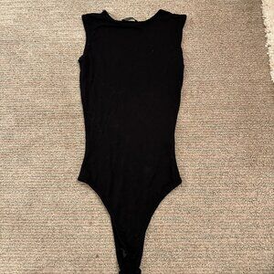 NastyGal Black Sleeveless Bodysuit